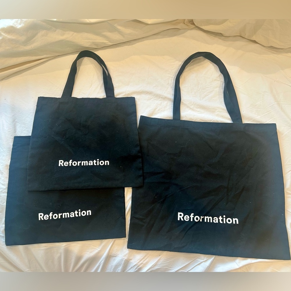 Reformation Black Tote Bag large or small